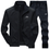 Thumbnail:  Men2 Piece Tracksuits Solid Color Sportswear Jacket + Pants Casual Gyms 