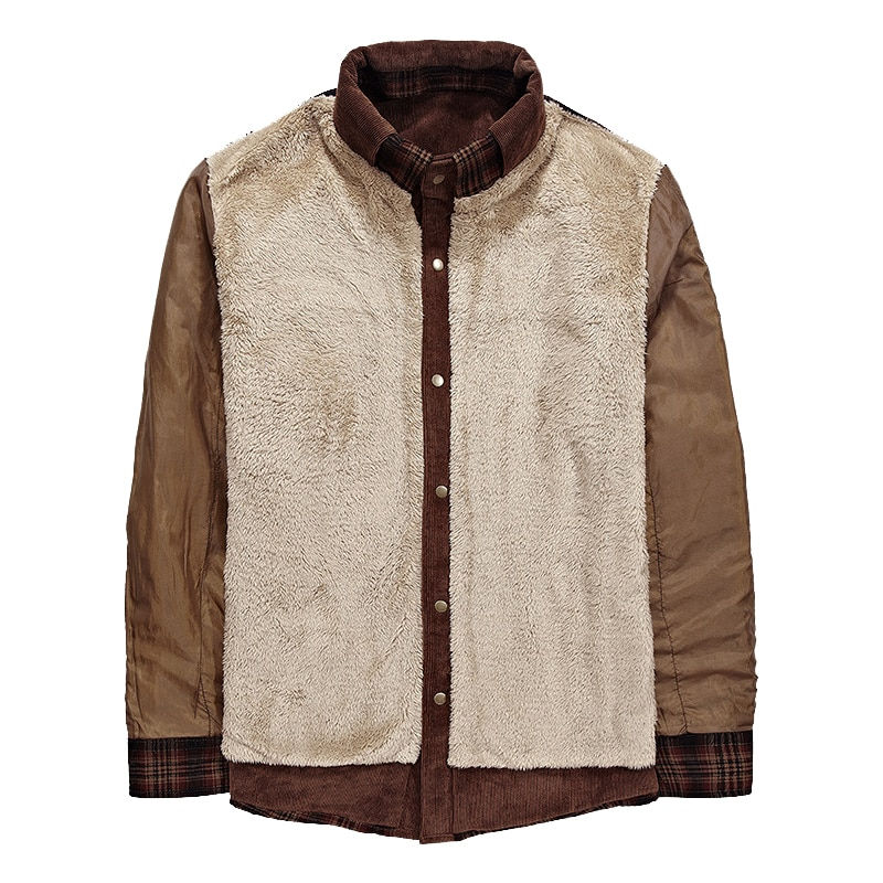 Thumbnail: Thick Army Coat Autumn Winter Jacket Men Slim Fit Clothing Men's Brand Clothing 