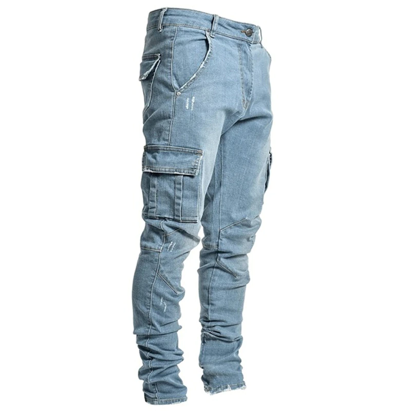 Thumbnail: Men Casual Slim denim Jeans Male Plus Size Denim Skinny Jeans for Men