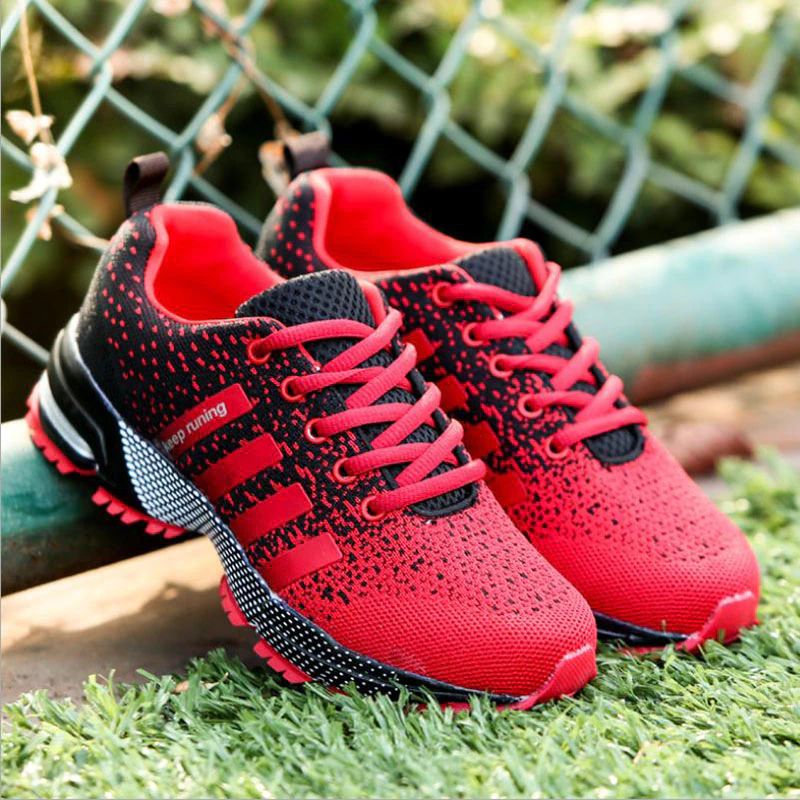 Thumbnail: Fashion Men Running Shoes Breathable Comfortable Walking Shoes 46 Large Size 