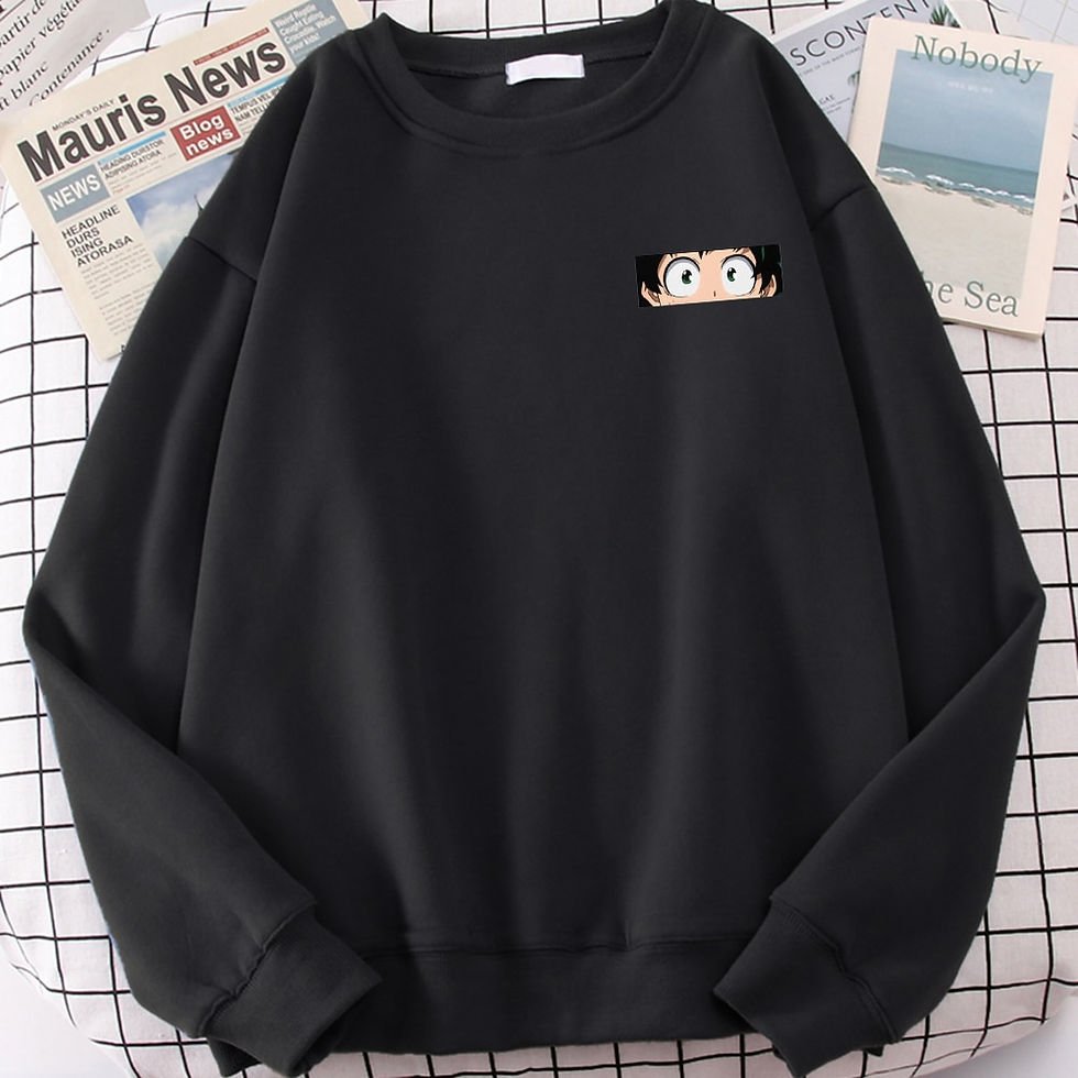 Thumbnail: My Hero Academia Anime Men Pullover Hoodies  Streetwear Casual Clothes
