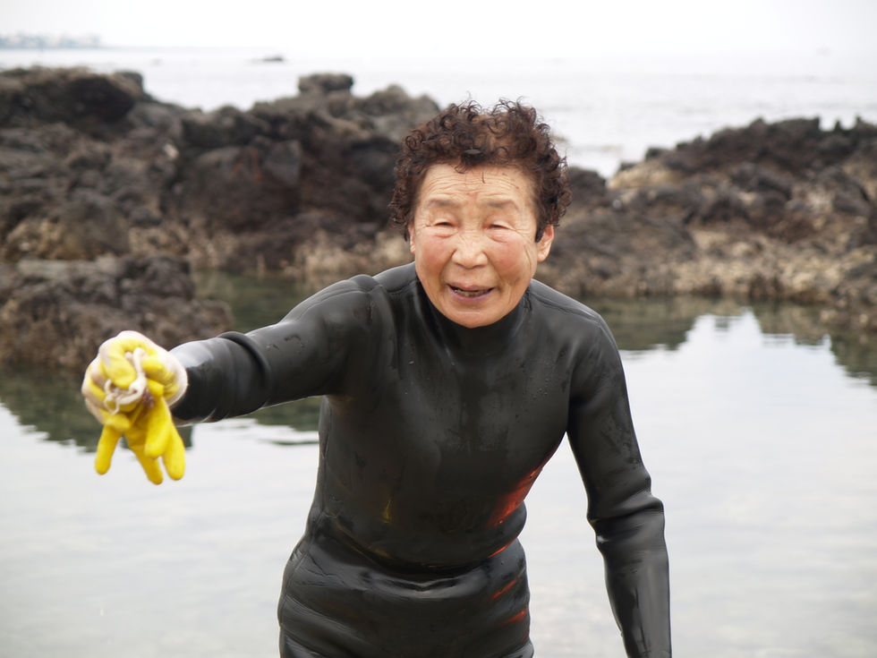 해녀할머니(깊은주름)