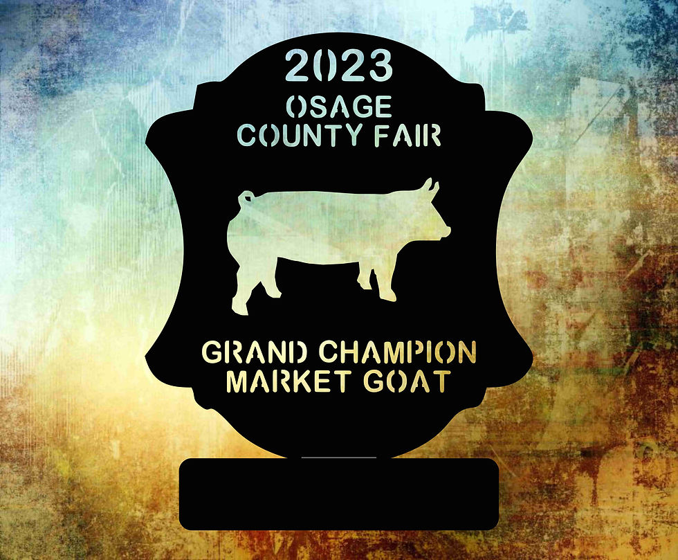 Thumbnail: Livestock pig award for fairs and shows