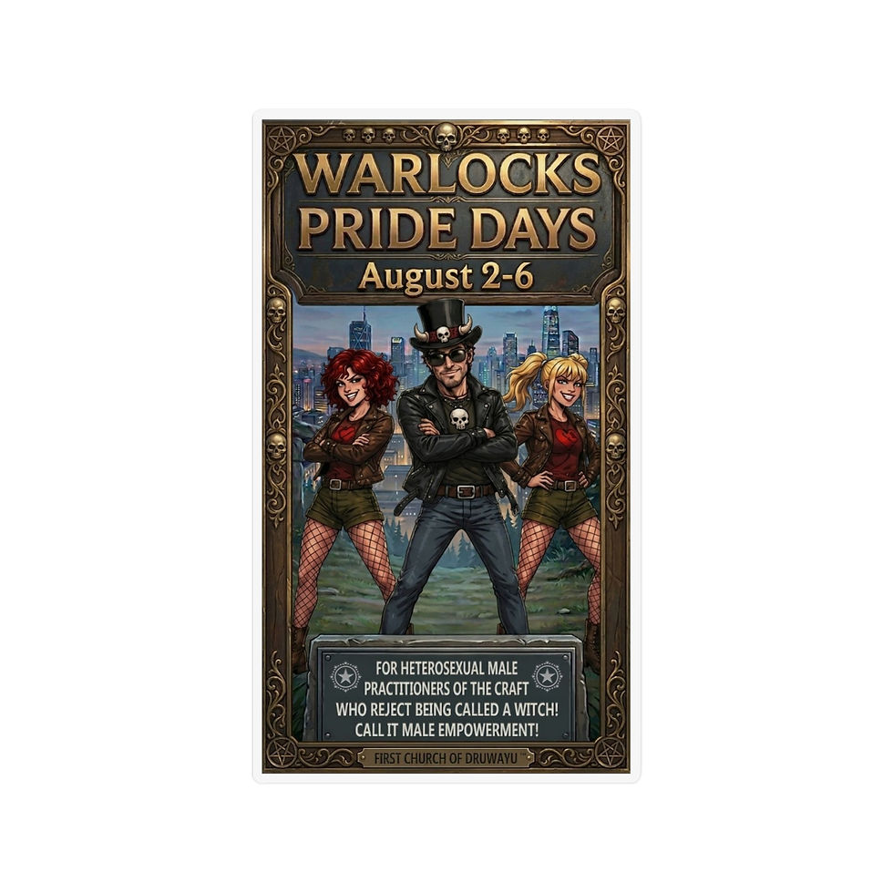 Thumbnail: Warlocks Pride Days Custom Shape Magnets