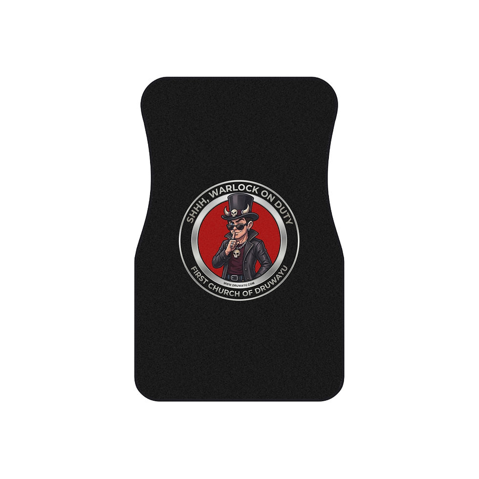 Thumbnail: Warlock on Duty Car Mats (2x Front)