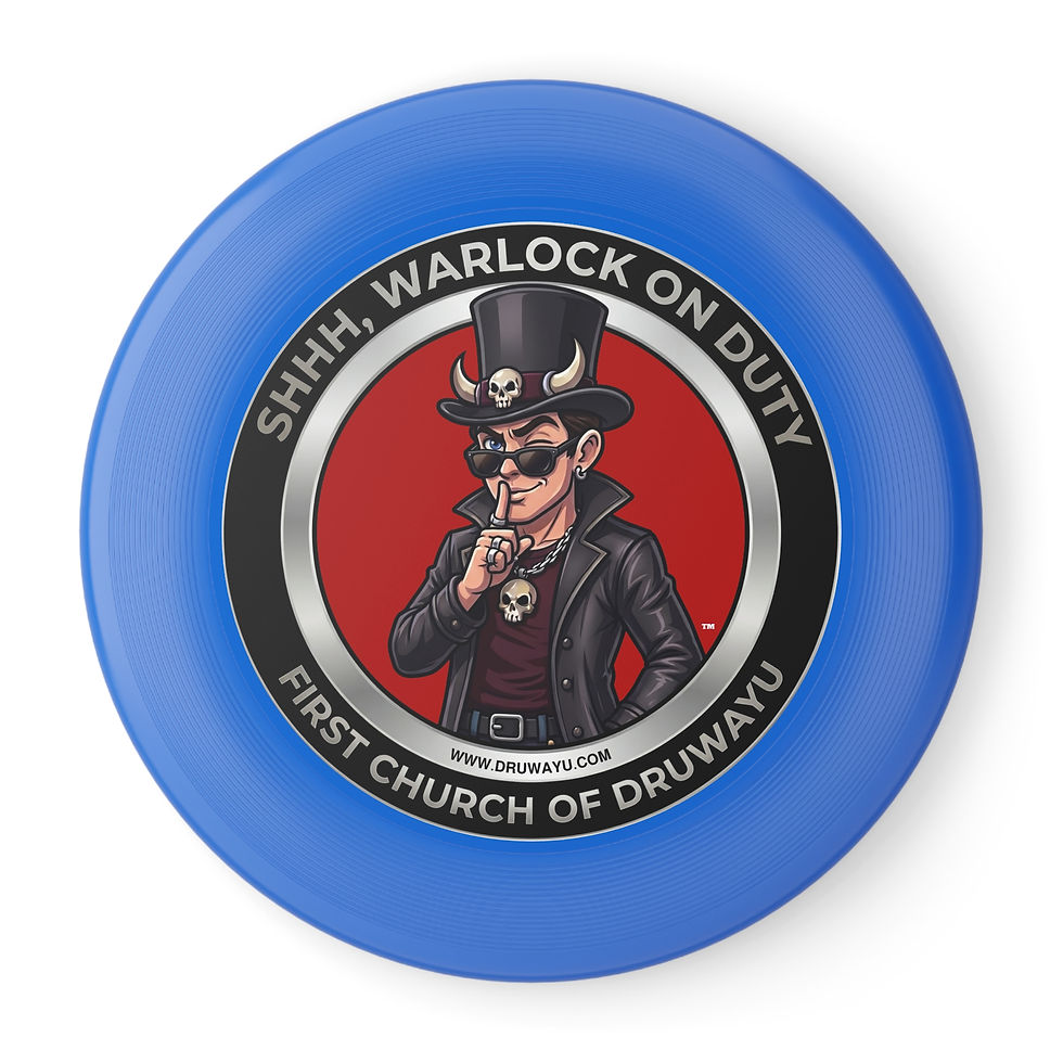 Thumbnail: Warlock on Duty Wham-O Frisbee