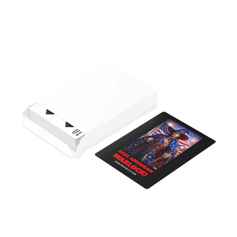 Thumbnail: Real American Warlock Poker Cards