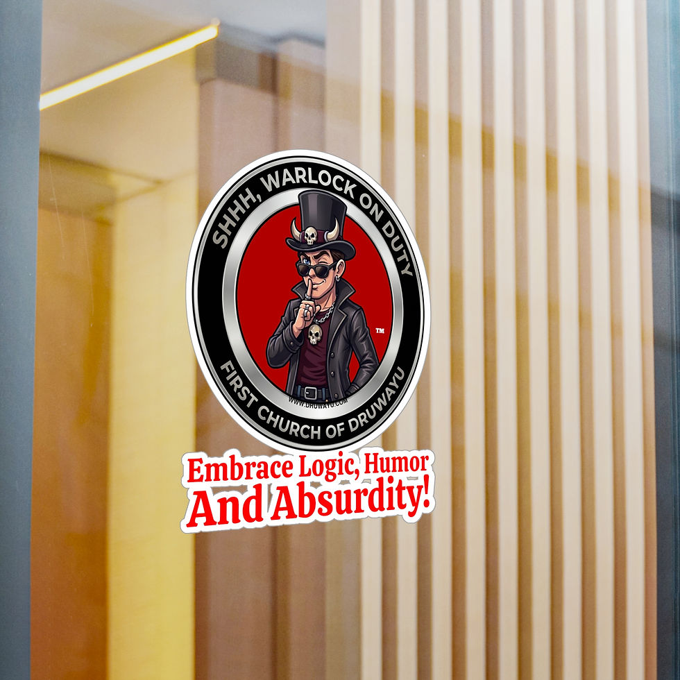 Thumbnail: Warlock on Duty Kiss-Cut Vinyl Decals