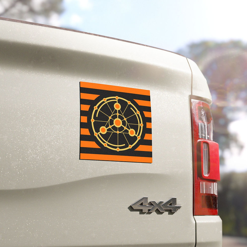 Thumbnail: Druan Anniversary Flag Car Magnets