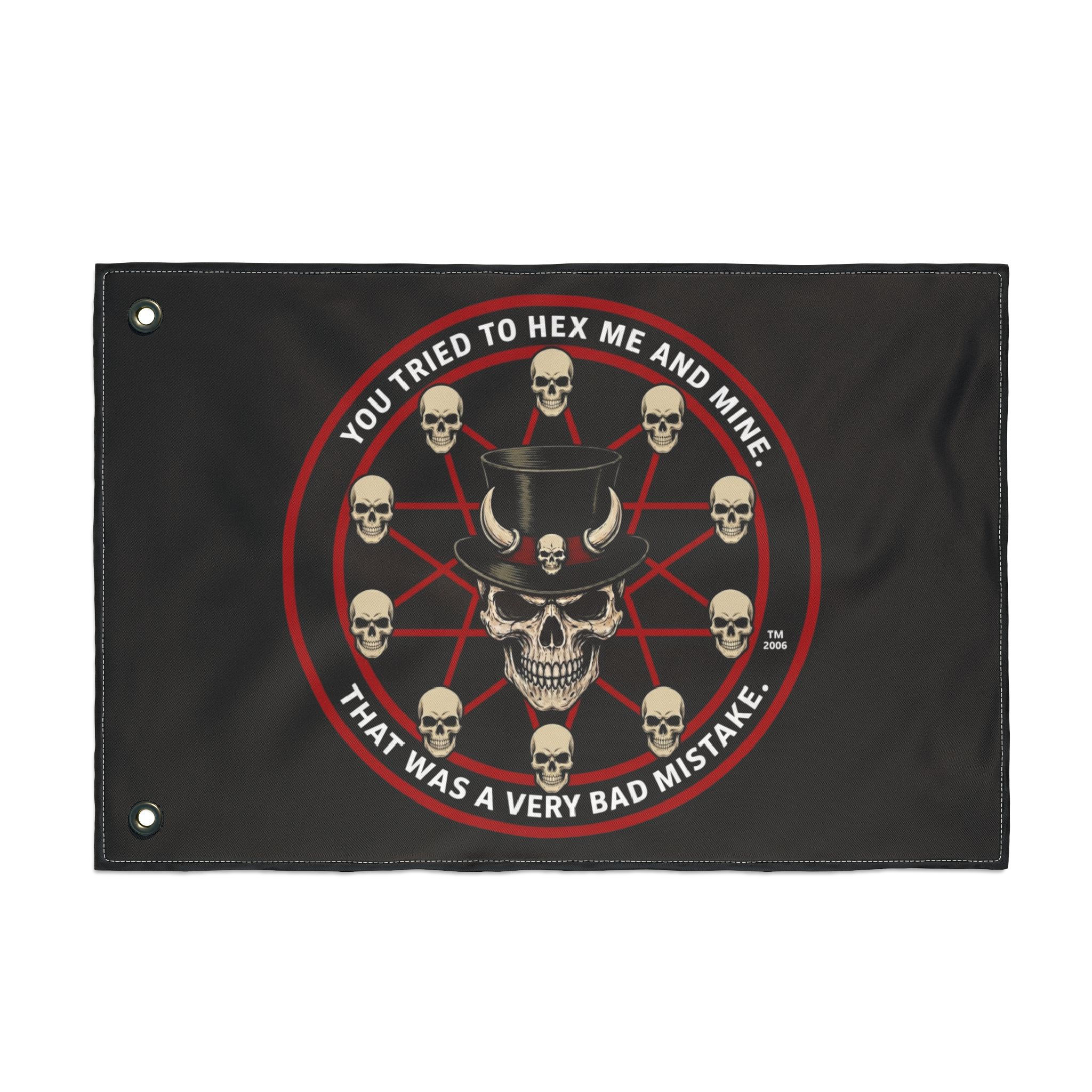 A Bad Mistake Double Sided Flag