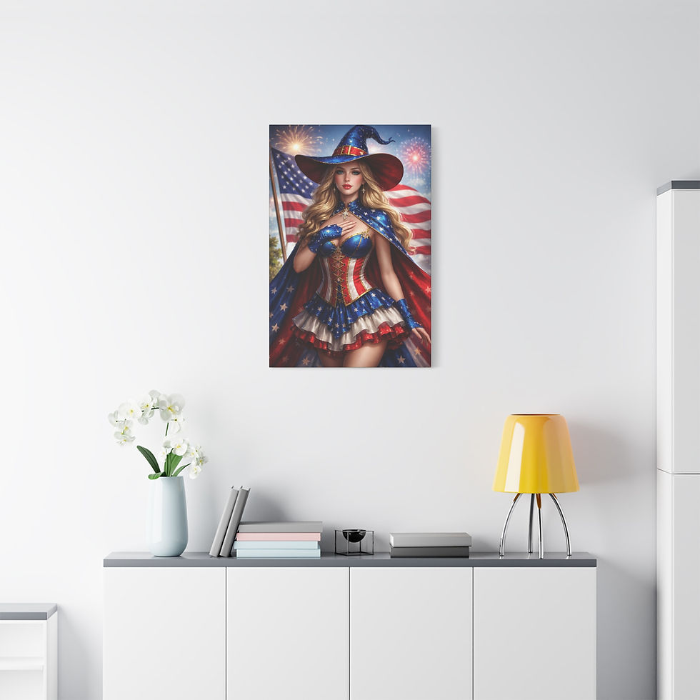 Thumbnail: Real American Witch Matte Canvas, Stretched, 1.25"