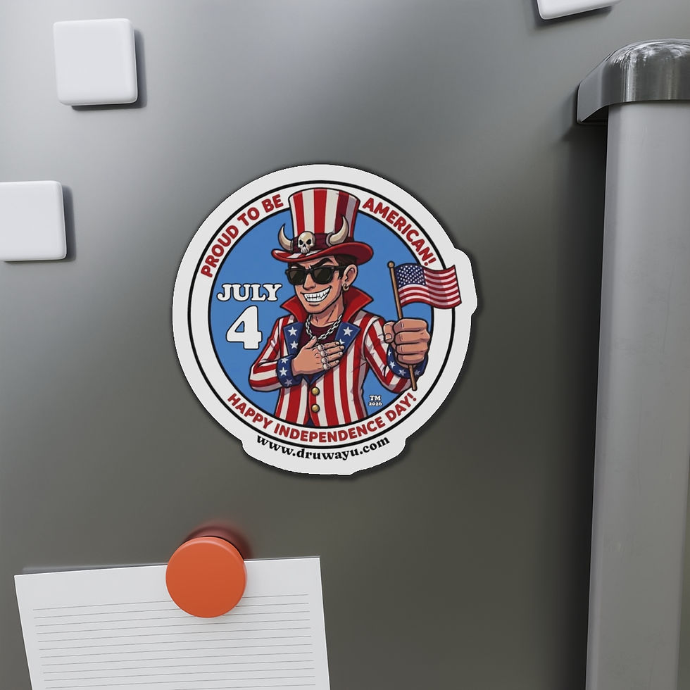 Thumbnail: The HEW July 4th Die-Cut Magnets