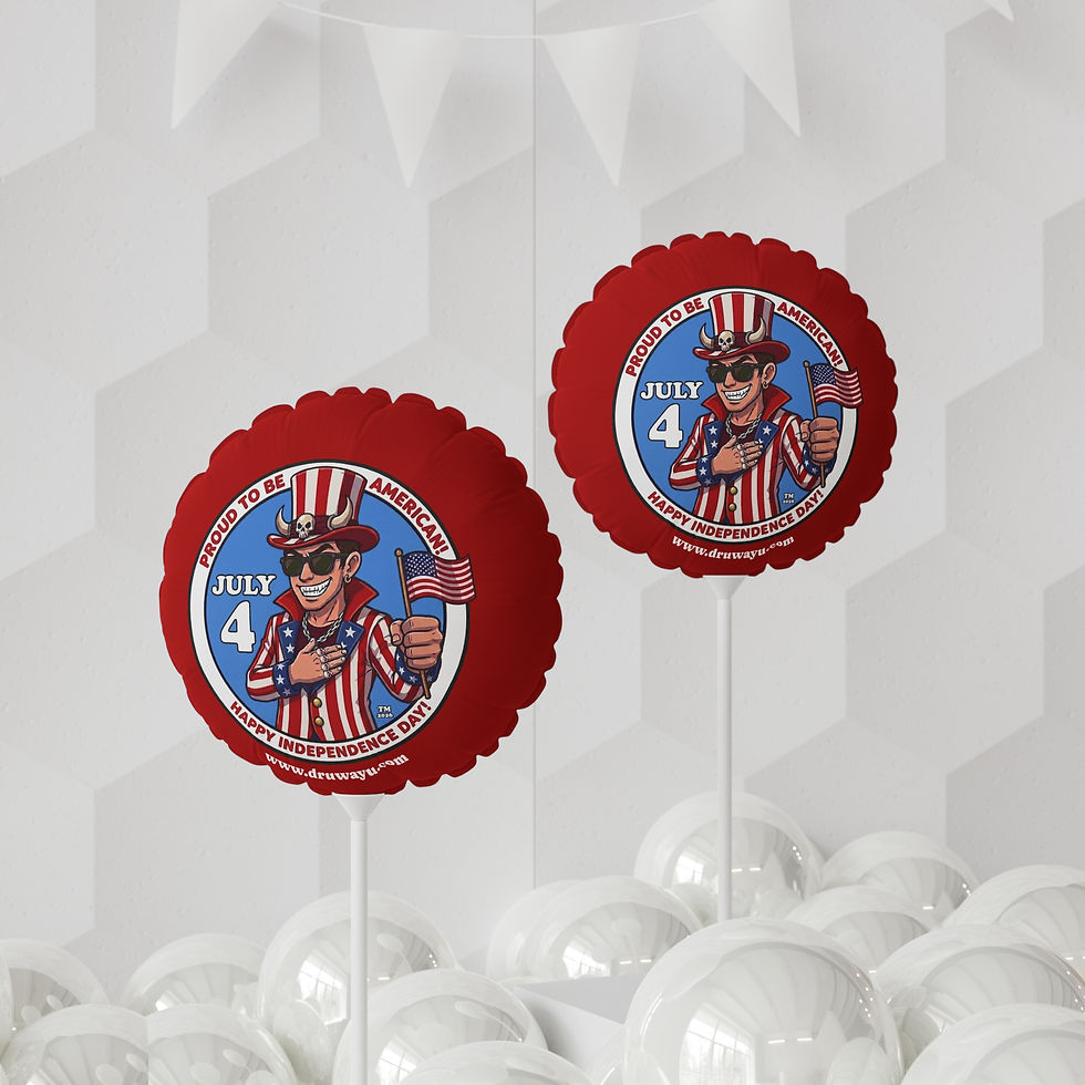 Thumbnail: The HEW July 4th Balloon (Round), 11"