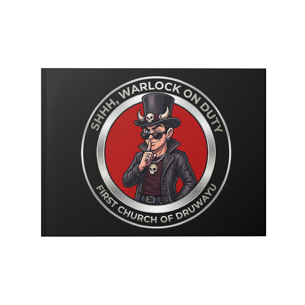 Thumbnail: Warlock on Duty Hardcover Photo Book