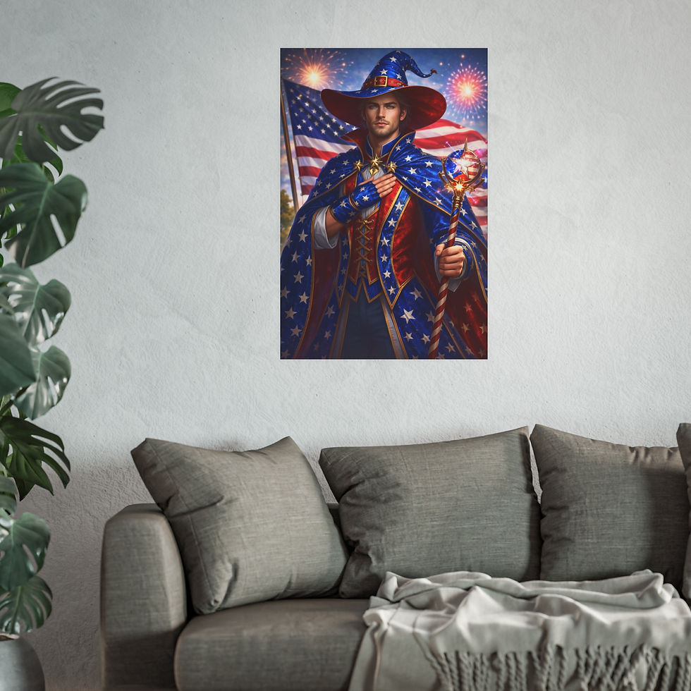 Thumbnail: Real American Warlock Archival Matte Posters