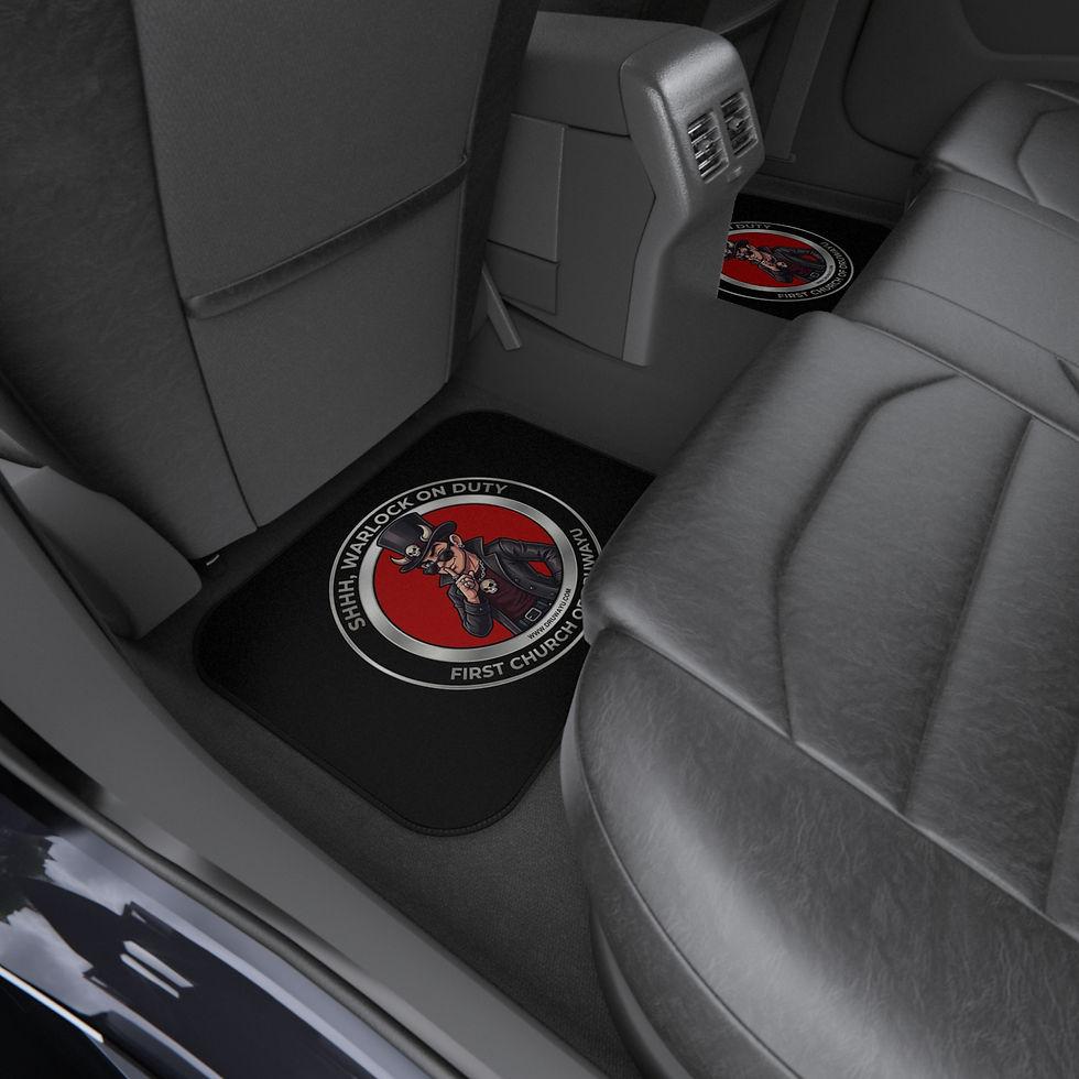 Thumbnail: Warlock on Duty Car Mats (2x Rear)
