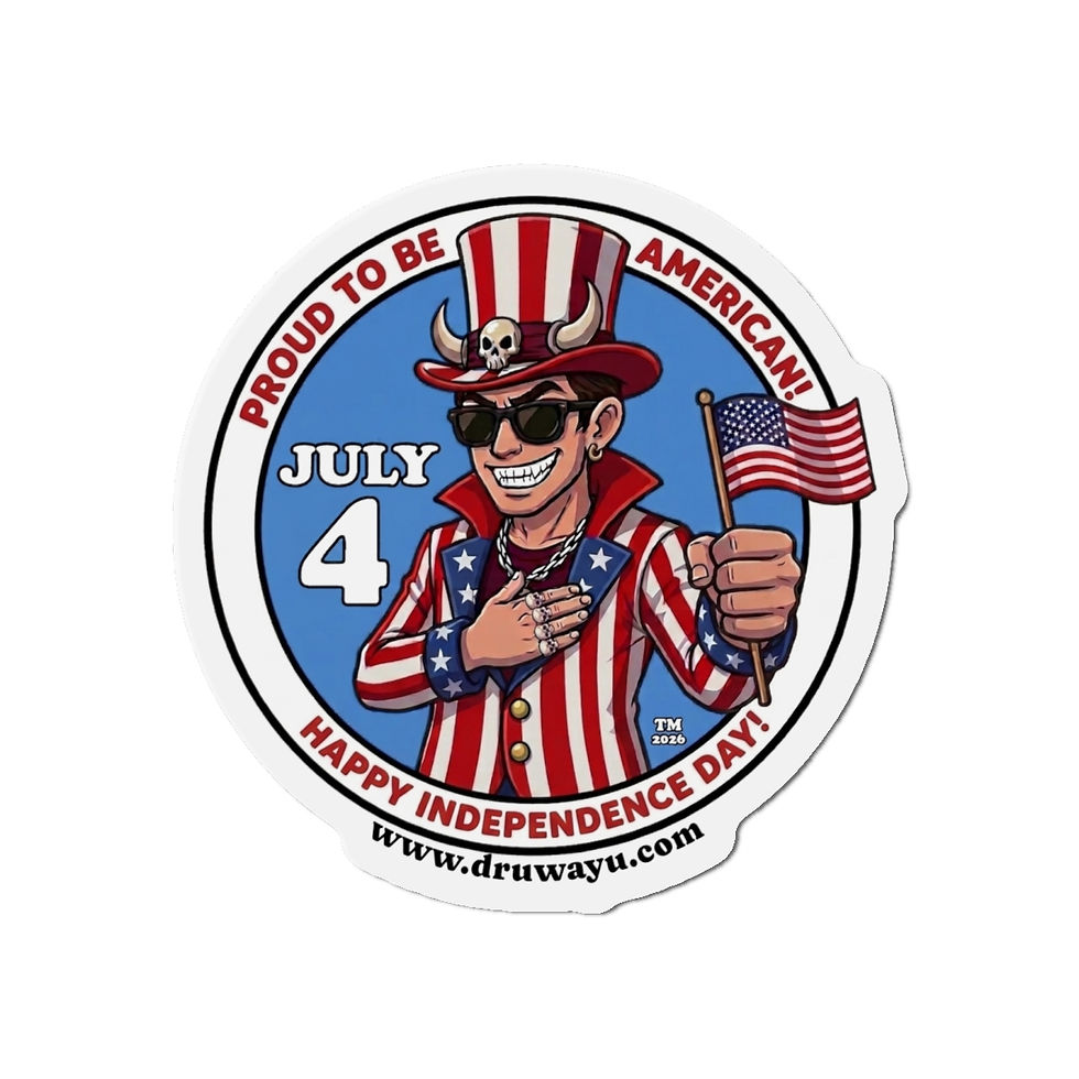 Thumbnail: The HEW July 4th Die-Cut Magnets