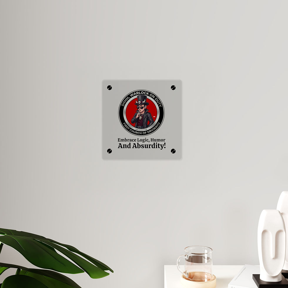 Thumbnail: Warlock on Duty Acrylic Wall Art Panels