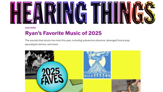 Cole Pulice 'Land's End Eternal' is Favourite Music of 2025 on Hearing Things