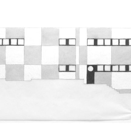 Architekturskizze, Fassade, Farbkonzept, Materialisieirung, Weiterbauen im Bestand, Aufstockung, Umbau, Fassadengestaltung