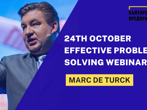 Effective Problem-Solving Online Webinar 24th of October