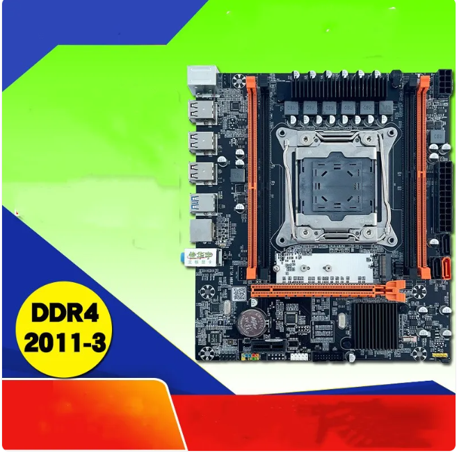 X99 DDR4 M-ATX Computer Motherboard for Server LGA2011-3, B85 Chipset, NVMe/SATA