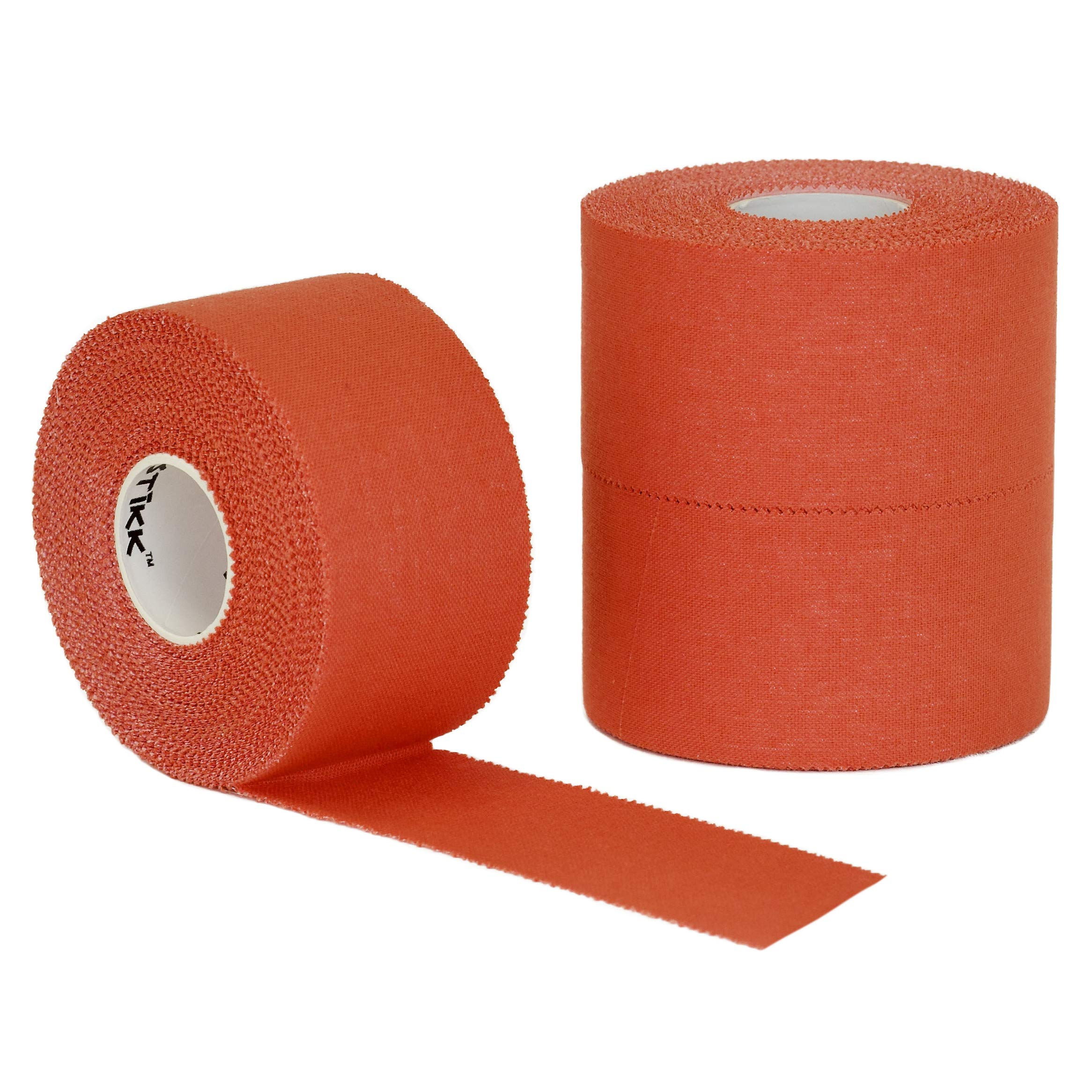 STIKK Athletic Tape - 3pk Orange Athletic Tape - 1.5 inch x 15 Yards - Athletic