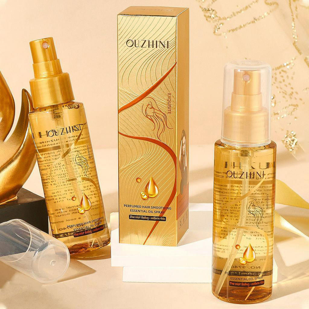 Deep nourishing hair care essential oil spray can increase luster and improve ha