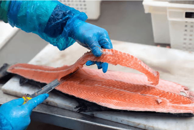 Processing salmon for uk customers clark seafoods