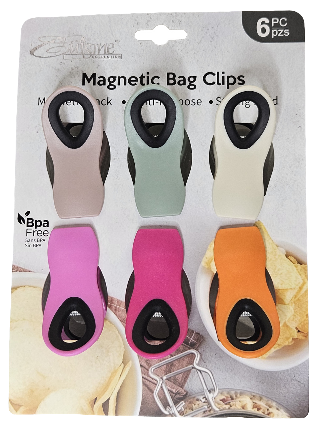 6 PC MAGNETIC CLIP SET