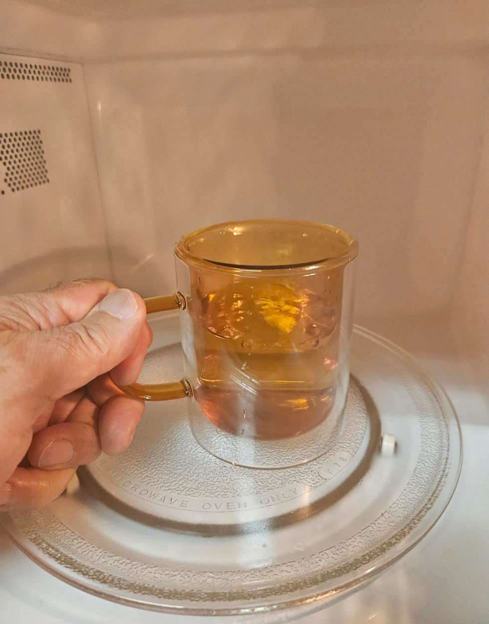 Thumbnail: Marcelle 12 oz Double Wall Colored Glass Mug
