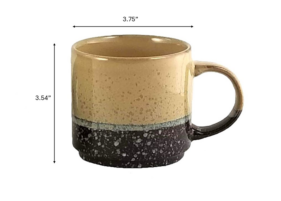 Thumbnail: Marcelle 5-Piece Stackable Ceramic Coffee Mug Set, 14 oz