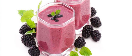 Skogsbær müsli-smoothie