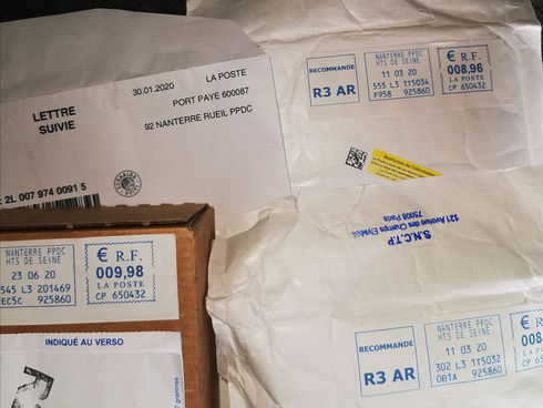 PACKS PERDUS OU VANDALISÉS VIA LA POSTE : ENCORE DES RETOURS...