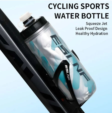 Thumbnail: 610ML Cycling Keep Cold Water Bottle MTB Road bike Portable Cup Lightweight Outd