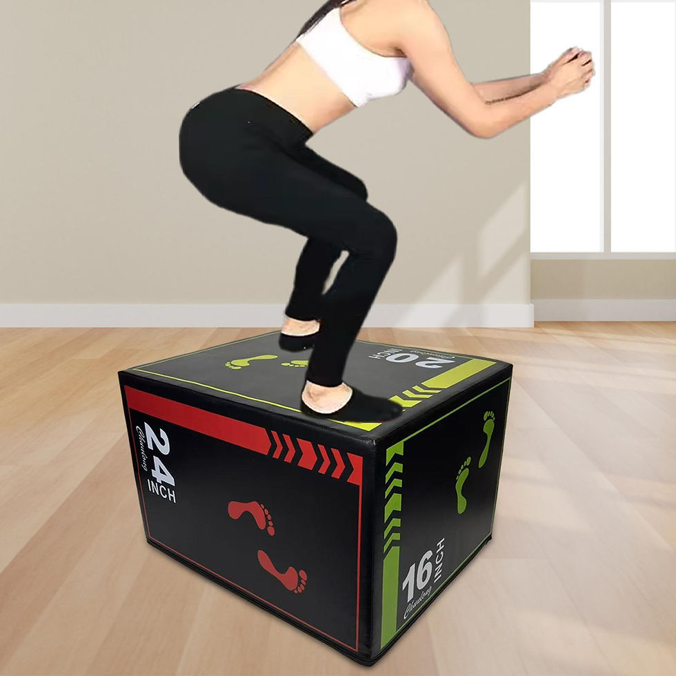 Thumbnail: Jump Box Portable Jumping Agility Box Jumping Exercise Box Step up Box for Jumpi