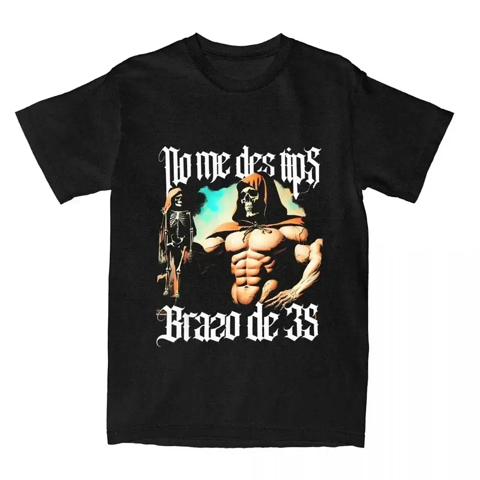 Thumbnail: Fitness T-shirt  Calacas Chidas Gym Fitness Con Frases Sarcasticas T-shirt Men W