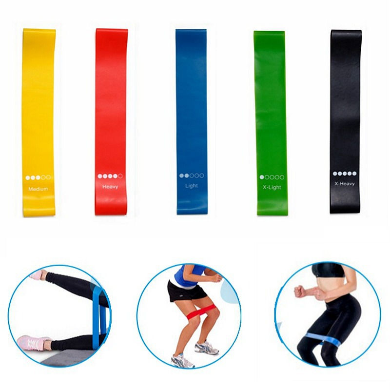 Thumbnail: Different Resistance Bands Yoga Band Fitness Exercise Training Hip Tension Band 