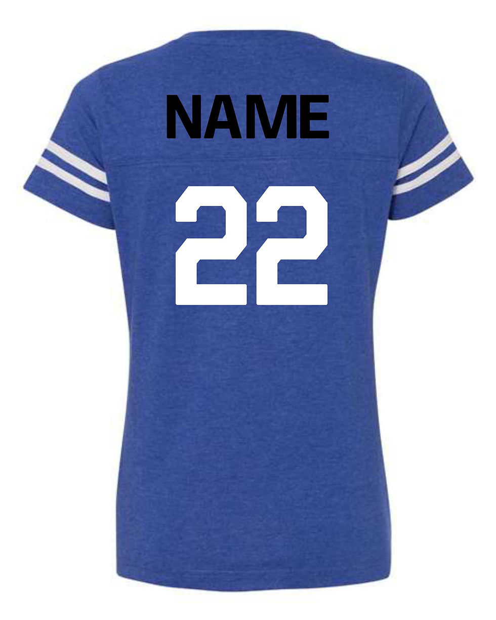 Thumbnail: Pride dance team ladies football tee