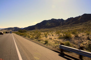 Straße nach Las Vegas