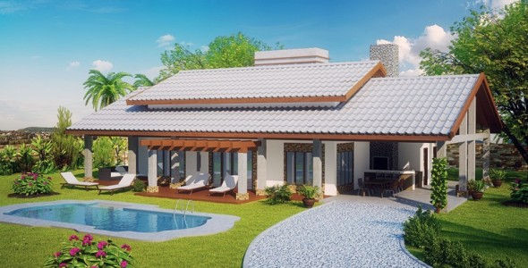 Projeto para uma casa de campo
