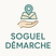 Logo de Soguel Démarche : une main tenant une carte avec une icone de localisation, symbolisant l'accompagnement