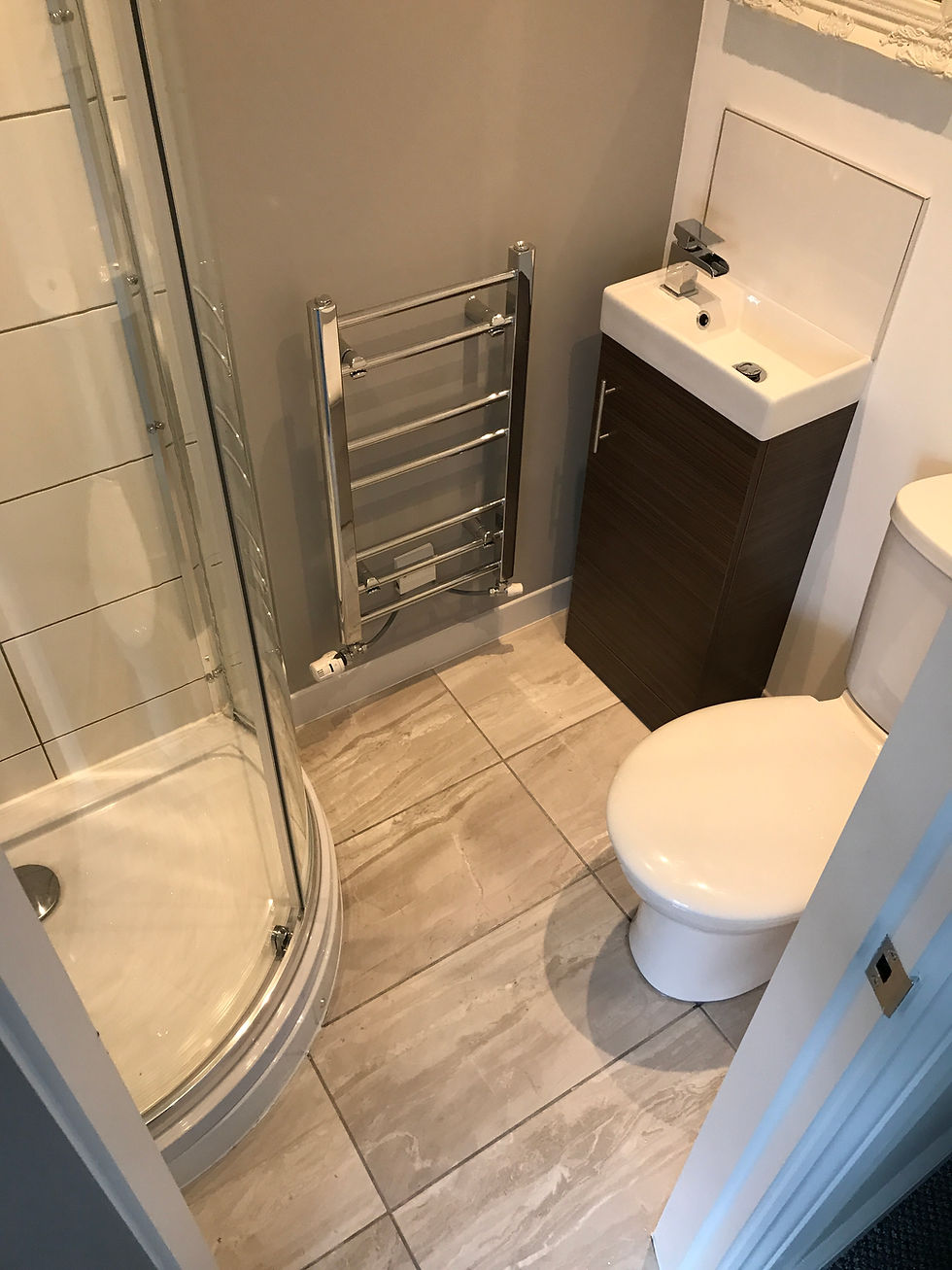 Private ensuite of similar size and layout