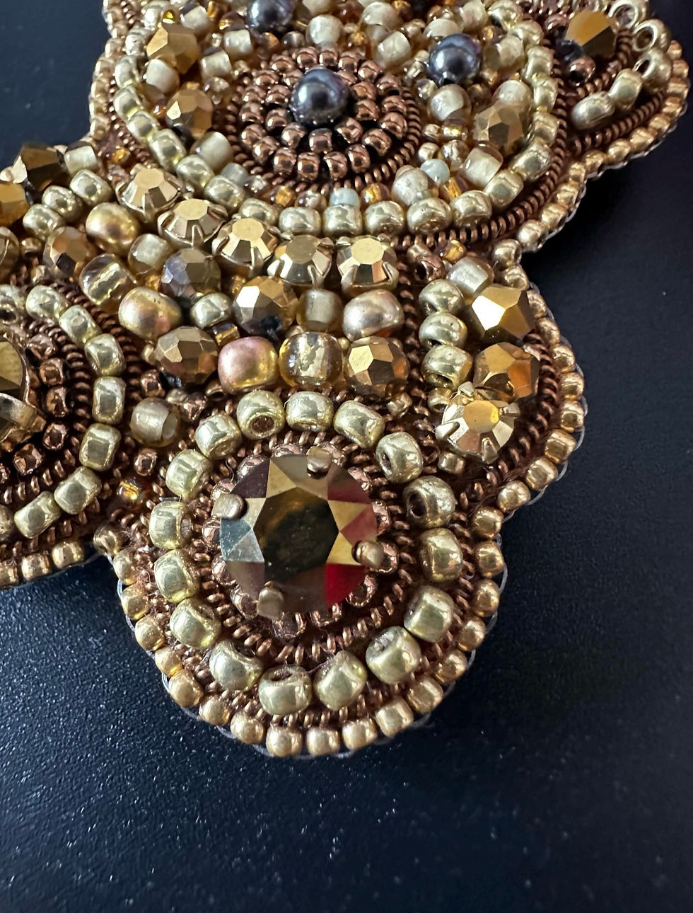 Thumbnail: Gold Teddy Bear Brooch