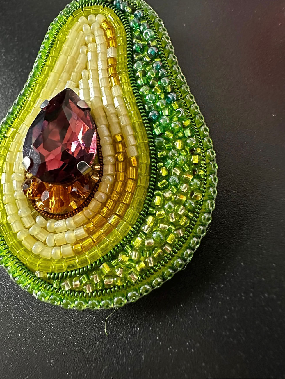 Thumbnail: Avocado brooch
