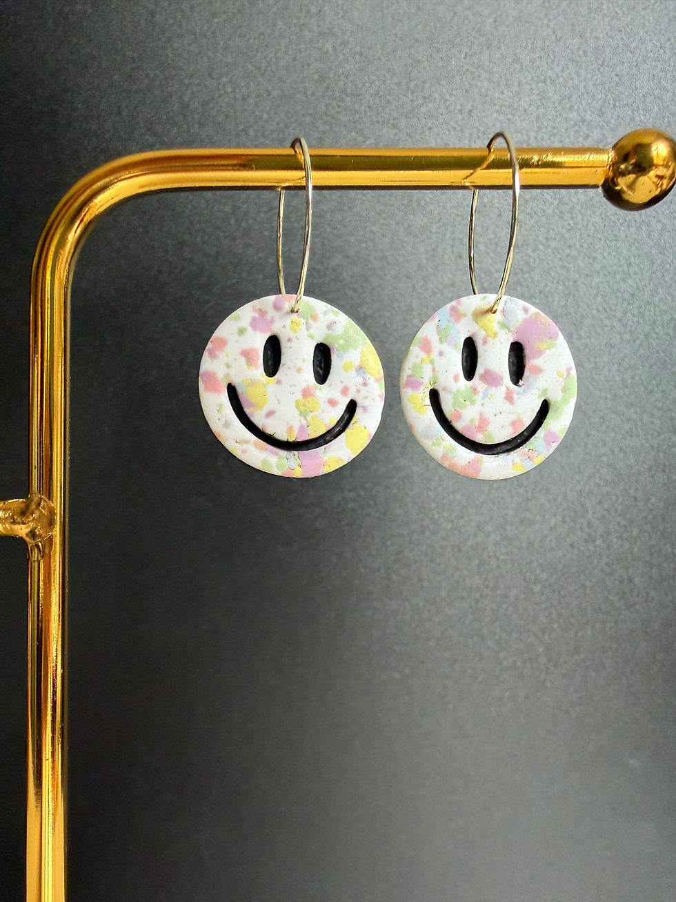 Thumbnail: Confetti Smile Hoops