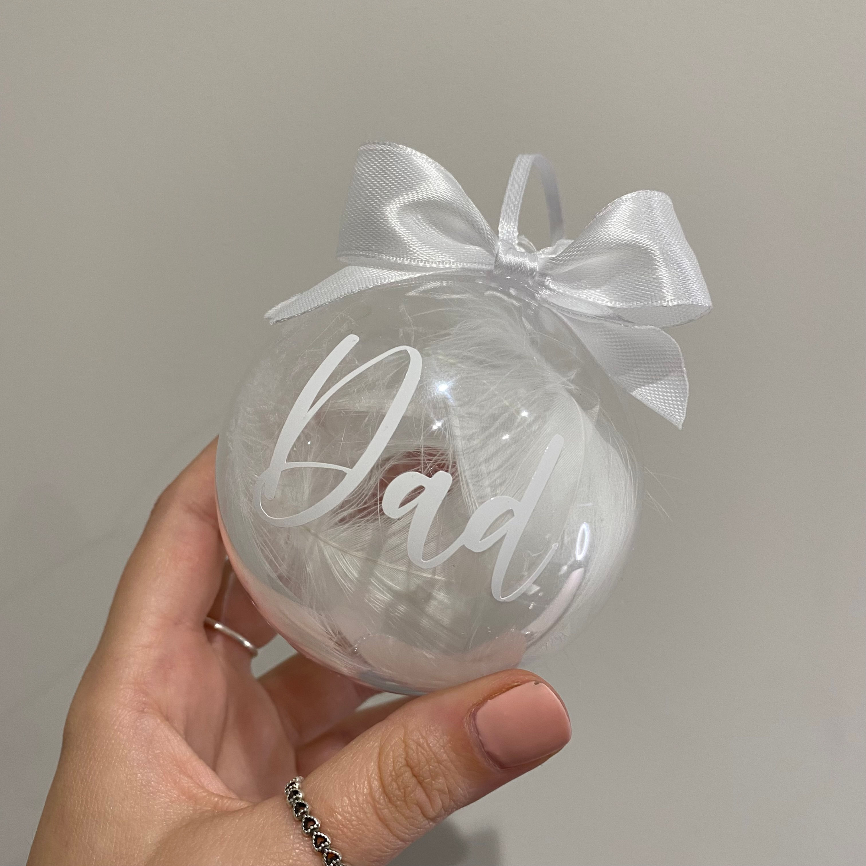 Personalised Memory Bauble