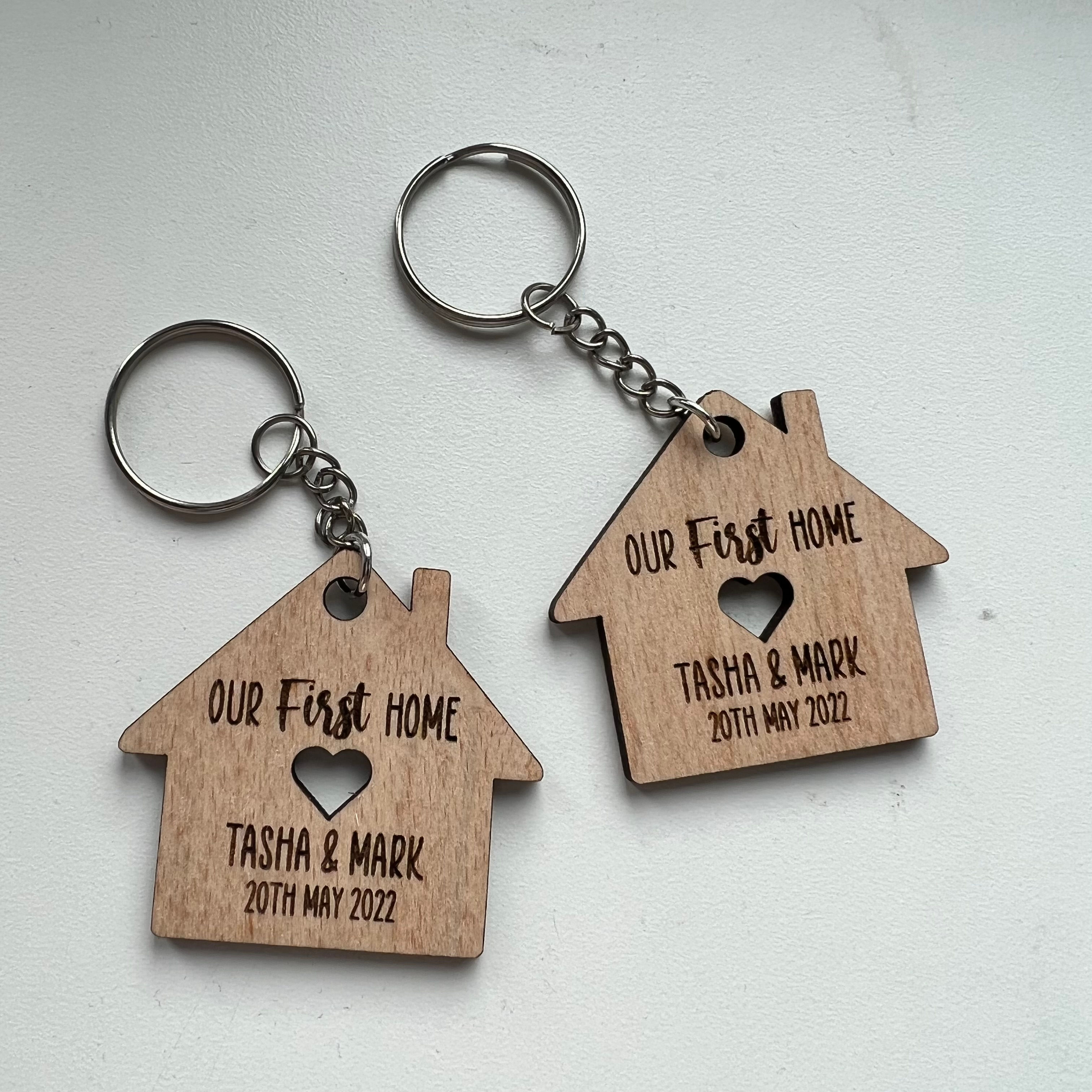 Our First Home Keyring