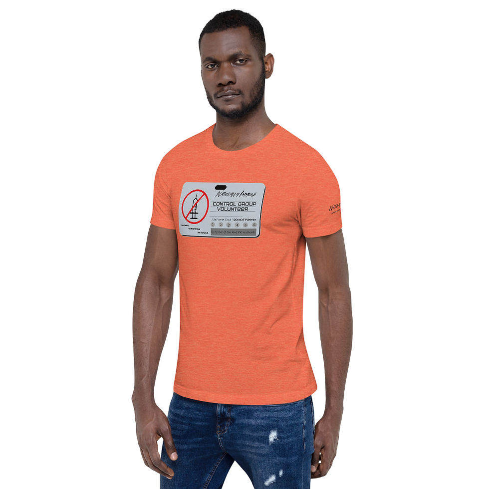 Thumbnail: Short-Sleeve Unisex T-Shirt - L/XL - Control Group Volunteer Black Print