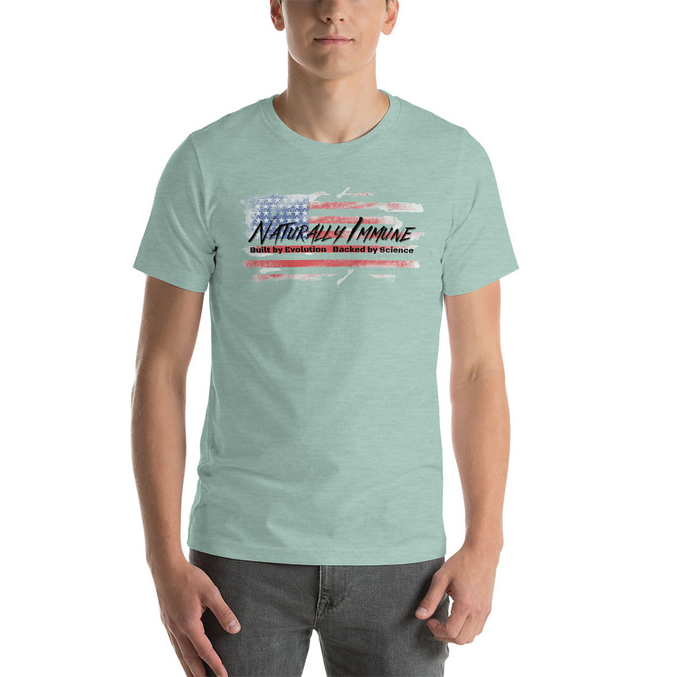 Thumbnail: Short-Sleeve Unisex T-Shirt - S/M - Patriotic Nuremberg Code 2021